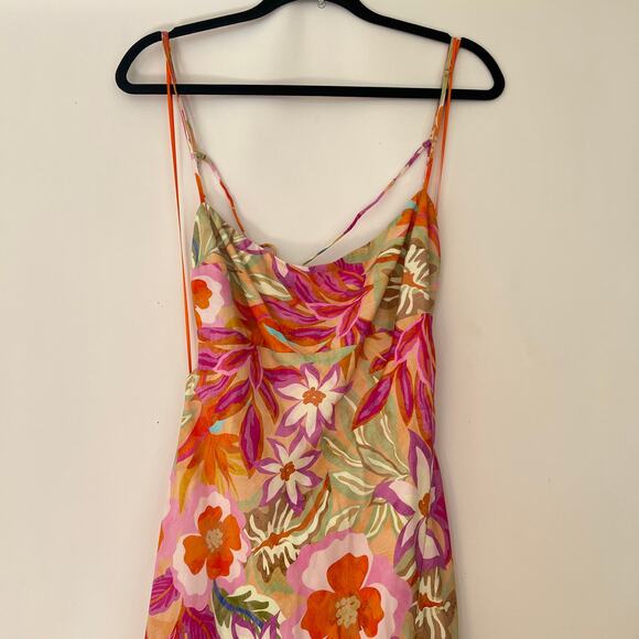 ASTR The Label Gabriella Midi Dress Multicolor Size L - Picture 8 of 10